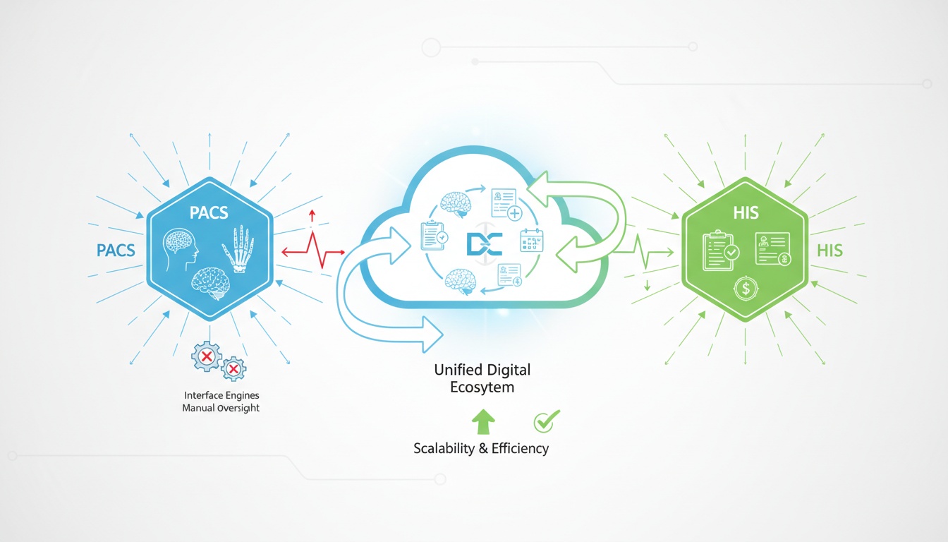 The Evolution of Integrated PACS with HIS From Interface Complexity to Cloud-Native Interoperability - Created by PostDICOM